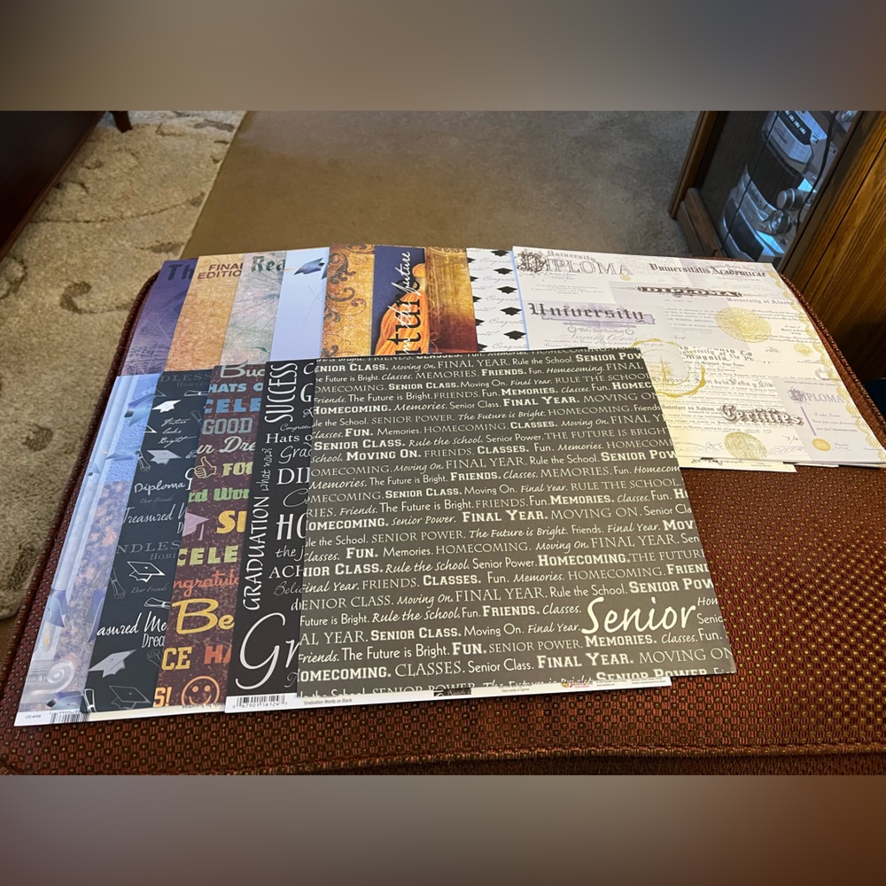 Graduation Assorted Scrapbook Paper